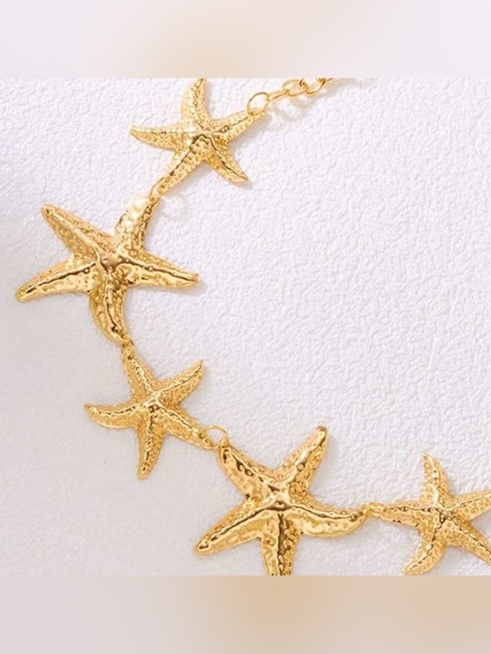 New! Gold Starfish & Shell Layered Waist Chain. Sexy Beach Body Jewelry ? A9-308